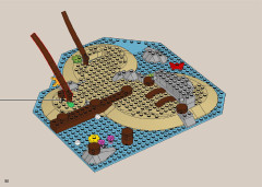 LEGO 21322 instructions page 52 – build guide