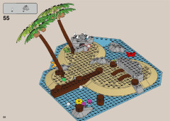 LEGO 21322 instructions page 58 – build guide