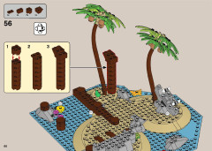 LEGO 21322 instructions page 60 – build guide