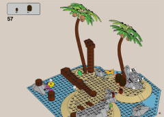 LEGO 21322 instructions page 61 – build guide