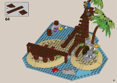 LEGO 21322 instructions page 69 – build guide