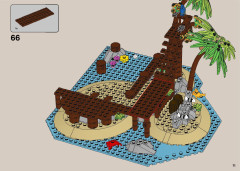 LEGO 21322 instructions page 71 – build guide