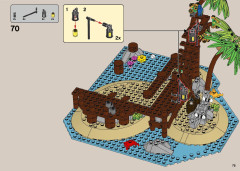 LEGO 21322 instructions page 75 – build guide