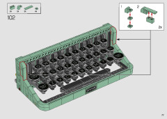 LEGO 21327 instructions page 77 – build guide