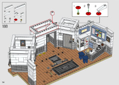 LEGO 21328 instructions page 134 – build guide