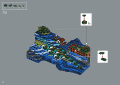 LEGO 21333 instructions page 84 – build guide