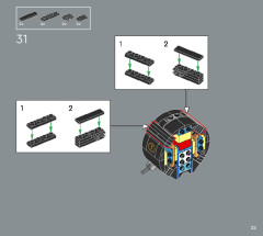 LEGO 21334 instructions page 25 – build guide