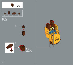 LEGO 21334 instructions page 68 – build guide