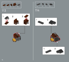 LEGO 21334 instructions page 74 – build guide