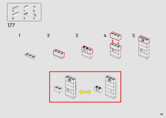 LEGO 21336 instructions page 141 – build guide