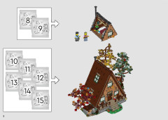 LEGO 21338 instructions page 2 – build guide