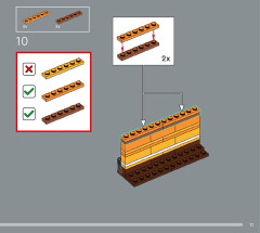 LEGO 21340 instructions page 11 – build guide
