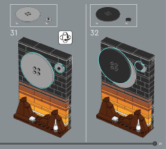 LEGO 21340 instructions page 31 – build guide