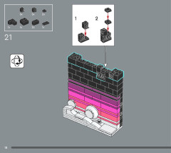 LEGO 21340 instructions page 18 – build guide