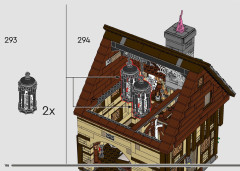 LEGO 21341 instructions page 198 – build guide