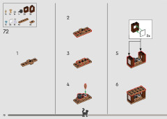 LEGO 21341 instructions page 72 – build guide