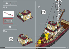 LEGO 21350 instructions page 121 – build guide