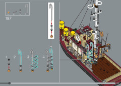 LEGO 21350 instructions page 123 – build guide