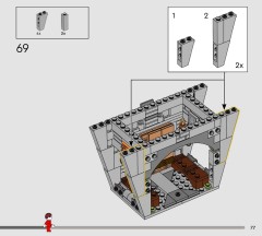 LEGO 21351 instructions page 77 – build guide