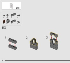 LEGO 21351 instructions page 78 – build guide