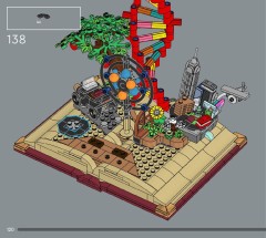 LEGO 21355 instructions page 120 – build guide