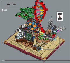 LEGO 21355 instructions page 136 – build guide