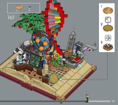 LEGO 21355 instructions page 137 – build guide