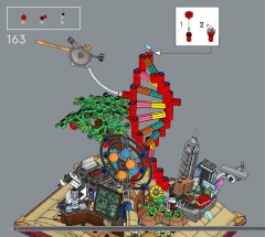 LEGO 21355 instructions page 140 – build guide