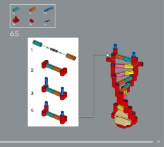 LEGO 21355 instructions page 71 – build guide