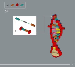 LEGO 21355 instructions page 73 – build guide