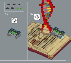 LEGO 21355 instructions page 77 – build guide