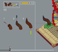 LEGO 21355 instructions page 91 – build guide