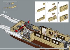 LEGO 21356 instructions page 157 – build guide