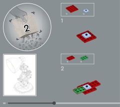 LEGO 21357 instructions page 28 – build guide