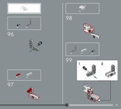 LEGO 21357 instructions page 75 – build guide