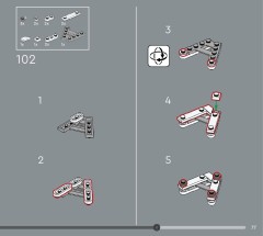 LEGO 21357 instructions page 77 – build guide