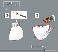 LEGO 21357 instructions page 85 – build guide