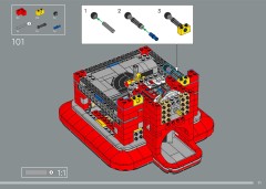 LEGO 21358 instructions page 91 – build guide