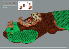 LEGO 21360 instructions page 107 – build guide