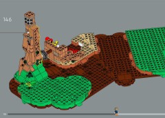 LEGO 21360 instructions page 128 – build guide