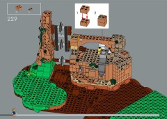LEGO 21360 instructions page 181 – build guide