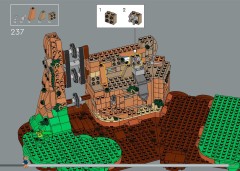 LEGO 21360 instructions page 185 – build guide