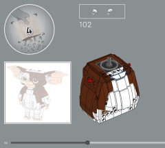 LEGO 21361 instructions page 66 – build guide