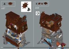 LEGO 21363 instructions page 184 – build guide