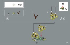 LEGO 21365 instructions page 107 – build guide