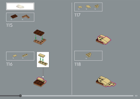 LEGO 21366 instructions page 101 – build guide