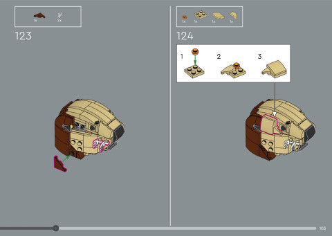 LEGO 21366 instructions page 103 – build guide