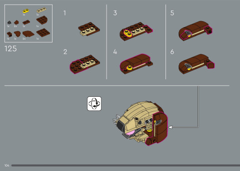 LEGO 21366 instructions page 104 – build guide