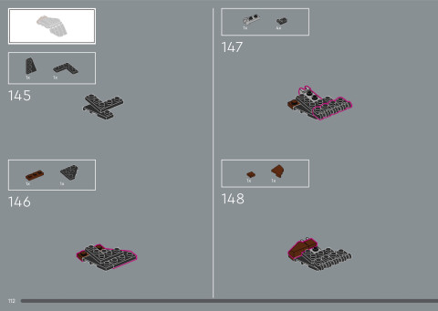 LEGO 21366 instructions page 112 – build guide