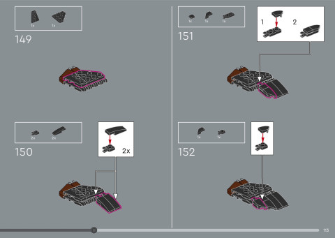 LEGO 21366 instructions page 113 – build guide
